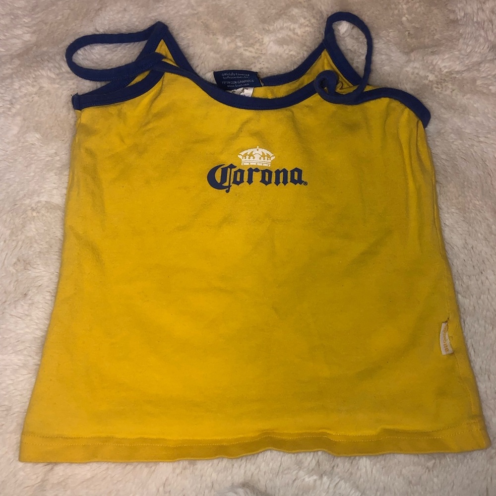 Corona crop tank top